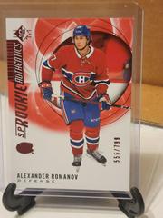 Alexander Romanov [Red] Hockey Cards 2020 SP Prices