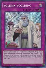 Solemn Scolding [1st Edition] YuGiOh The New Challengers Prices