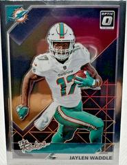 Jaylen Waddle #TR-8 Football Cards 2021 Panini Donruss Optic The Rookies Prices