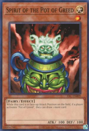 Spirit of the Pot of Greed IOC-EN009 YuGiOh Invasion of Chaos: 25th Anniversary