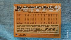 Back  | Masataka Yoshida Baseball Cards 2023 Topps Update 1988