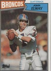 John Elway Football Cards 1987 Topps Prices