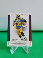 Aaron Donald [Red Jersey Number] #53 Football Cards 2018 National Treasures Prices