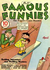 Famous Funnies #57 (1939) Comic Books Famous Funnies Prices