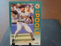Jim Poole #23 Baseball Cards 1992 Fleer Prices