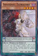 Shaddoll Zefracore [1st Edition] CROS-EN023 YuGiOh Crossed Souls Prices
