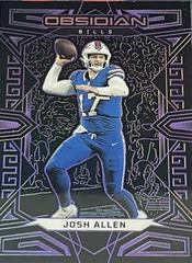 Josh Allen [Purple Electric Etch] #11 Football Cards 2023 Panini Obsidian Prices