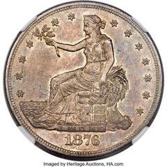 1876 CC [TYPE TWO] Coins Trade Dollar Prices