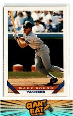Wade Boggs #47T Baseball Cards 1993 Topps Traded Prices