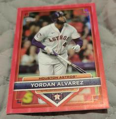 Yordan Alvarez [Red] #6 Baseball Cards 2023 Topps Flagship Collection Prices