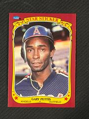 Gary Pettis #88 Baseball Cards 1986 Fleer Star Stickers Prices