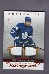 Auston Matthews [Material Orange] Hockey Cards 2021 Upper Deck Artifacts Prices