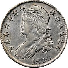 1824 Coins Capped Bust Half Dollar Prices