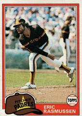 Eric Rasmussen #342 Baseball Cards 1981 Topps Prices