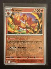 Simisear [Reverse Holo] #21 Pokemon Paradox Rift Prices