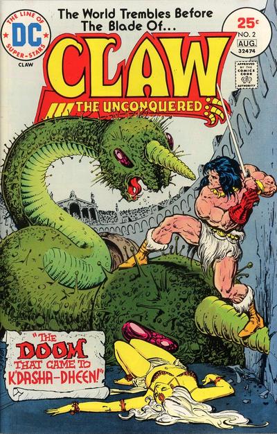 Claw the Unconquered #2 (1975) Comic Books Claw the Unconquered