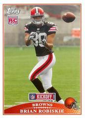 Brian Robiskie #157 Football Cards 2009 Topps Kickoff Prices