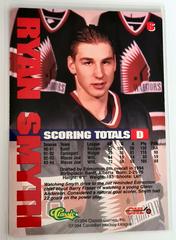 Backside | Ryan Smyth Hockey Cards 1994 Classic Picks