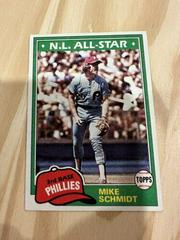 Mike Schmidt #540 Baseball Cards 1981 Topps Prices
