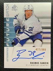 Rasmus Sandin [Autograph] #200 Hockey Cards 2019 SP Authentic Prices