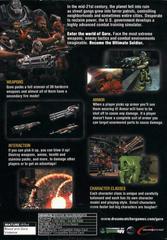 Back Cover | Gore: Ultimate Soldier PC Games