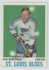 Red Berenson Hockey Cards 1970 Topps Prices