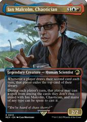 Ian Malcolm, Chaotician [Borderless] #13 Magic Jurassic World Prices
