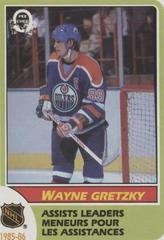 Wayne Gretzky [Assists Leaders] #259 Hockey Cards 1986 O-Pee-Chee Prices