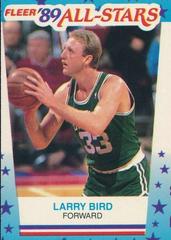 Larry Bird #10 Basketball Cards 1989 Fleer Sticker Prices