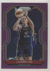 Lauren Cox [Purple Prizm] #1 Basketball Cards 2021 Panini Prizm WNBA Prices