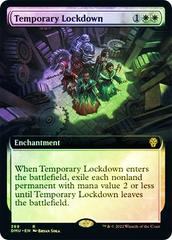 Temporary Lockdown [Extended Art Foil] #389 Magic Dominaria United Prices