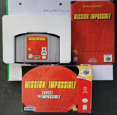 Box, Cartridge, Manual, And Tray | Mission Impossible Nintendo 64