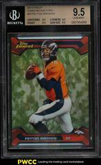 Peyton Manning [Camo Refractor] #20 Football Cards 2013 Topps Finest Prices