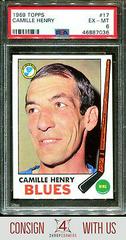 Camille Henry #17 Hockey Cards 1969 Topps Prices