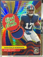 Wan’Dale Robinson #FYF-WR Football Cards 2022 Panini Donruss Optic First Year Fresh Prices