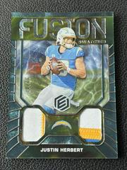 Justin Herbert [Blue] #FS-17 Football Cards 2022 Panini Elements Fusion Swatches Prices