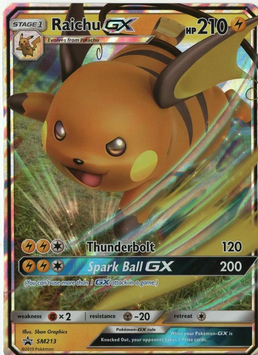 Raichu GX [Jumbo] #SM213 Pokemon Promo