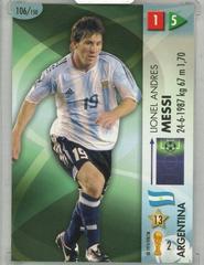Lionel Messi #106 Soccer Cards 2006 Panini Goaaal World Cup Germany Prices