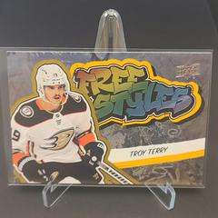 Troy Terry [Gold] Hockey Cards 2022 Upper Deck Freestyles Prices