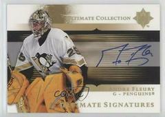 Marc Andre Fleury Hockey Cards 2005 Ultimate Collection Signatures Prices