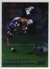 Shannon Sharpe [One of a Kind] Football Cards 1999 Stadium Club Prices