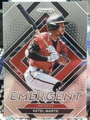 Ketel Marte #E-13 Baseball Cards 2022 Panini Prizm Emergent Prices