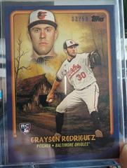 Grayson Rodriguez [Prussian Blue] #BT-3 Baseball Cards 2023 Topps X Bob Ross The Joy Of Budding Talents Prices