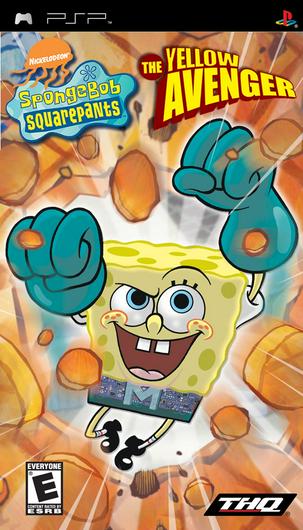 SpongeBob SquarePants The Yellow Avenger Cover Art