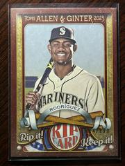 Julio Rodriguez Baseball Cards 2023 Topps Allen & Ginter Rip Cards Prices