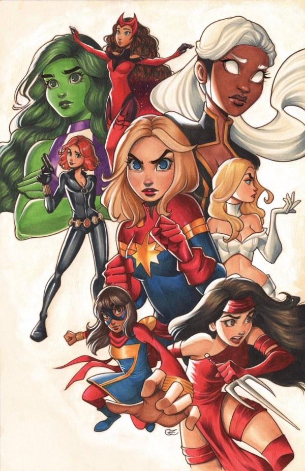 Women Of Marvel [SDCC Zullo Virgin] #1 (2023) Comic Books Women of Marvel