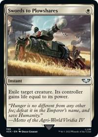 Swords to Plowshares [Surge Foil] #190 Magic Warhammer 40,000