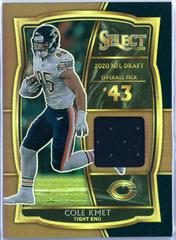 Cole Kmet [Copper Prizm] #DS-CKM Football Cards 2020 Panini Select Draft Selections Memorabilia Prices