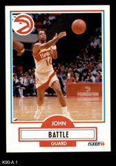 John Battle Basketball Cards 1990 Fleer Prices