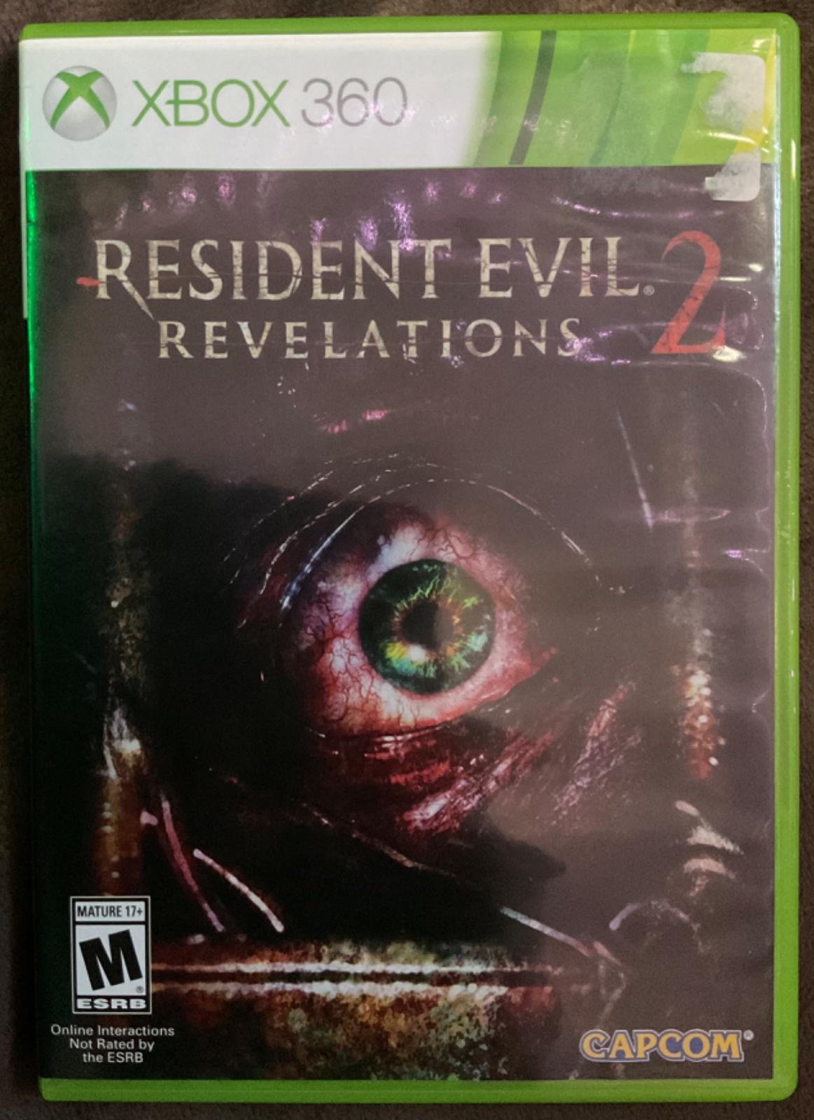 1/2 Resident Evil Revelations 2
  Saw this randomly at.. gameXchange? Ithink? can't remember... So i grabbed it. Honestly no idea what it is. It's lke. a freaky online thing Right. Idk. I won't be able to play it either way,,,